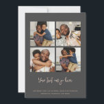 Modèle de 4 photos<br><div class="desc">Quatre cartes plates de photographie. Personnalisées avec vos propres 4 photographies et texte de Ricaso .. ajoutez vos propres détails à ces cartes époustouflantes qui feront une impression - adaptées à de nombreuses utilisations,  y compris Noël,  anniversaires,  mariages,  et bien plus encore</div>