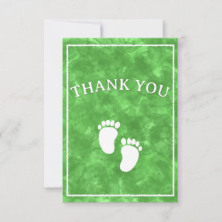 Modèle de Baby shower d'aquarelle verte