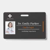 Modèle de Badge d'Identification Personnalisé pour (Avant)