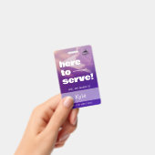 Modèle de badge d'identification personnalisé pour (Manuel / portable)