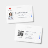 Modèle de badge d'identification personnalisé pour (Avant & arrière)