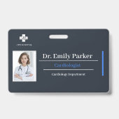 Modèle de badge d'identification personnalisé pour (Avant)