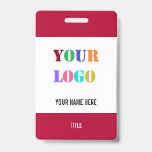 Modèle de Badge Personnalisé avec le Nom de Votre