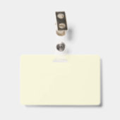 Modèle de badge professionnel avec carte d'identit (Arrière avec clip)