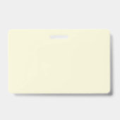 Modèle de badge professionnel avec carte d'identit (Arrière)