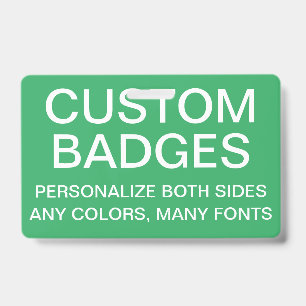 Modèle de badge rétractable personnalisé