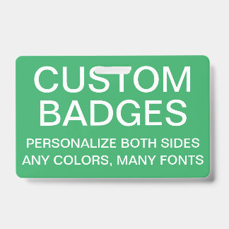 Modèle de badge rétractable personnalisé