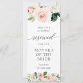 Modèle de balise de siège réservé aux fleurs de ro (Dos)