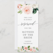 Modèle de balise de siège réservé aux fleurs de ro (Devant)