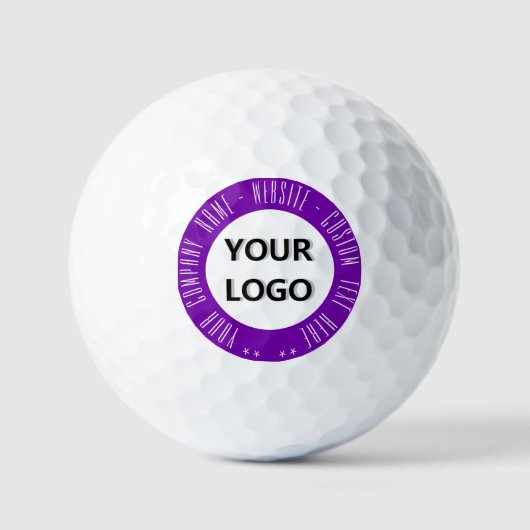Modèle de balles de golf avec timbres à logo de so (Recto)