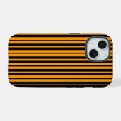 Modèle de bande verticale orange noir (Verso Horizontal)