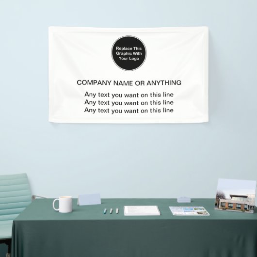 Modèle de bannière du logo de l'entreprise (Salon professionnel)