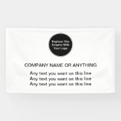 Modèle de bannière du logo de l'entreprise (Horizontal)