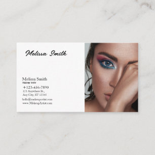 MODELE DE BASE CARTE DE VISITE ARTISTE MAQUILLEUSE