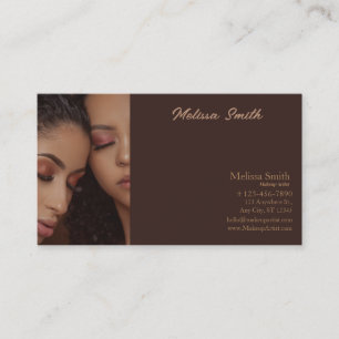 MODELE DE BASE CARTE DE VISITE ARTISTE MAQUILLEUSE