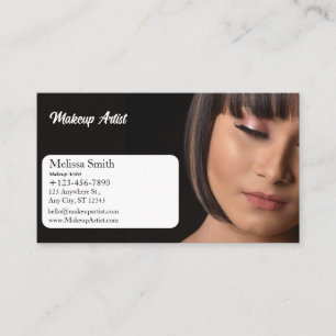 MODELE DE BASE CARTE DE VISITE ARTISTE MAQUILLEUSE