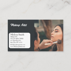 MODELE DE BASE CARTE DE VISITE ARTISTE MAQUILLEUSE