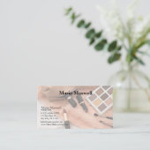 MODÈLE DE BASE CARTE DE VISITE MAKEUP ARTIST (Debout devant)