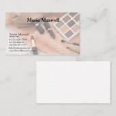 MODÈLE DE BASE CARTE DE VISITE MAKEUP ARTIST (Devant / Derrière)