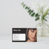 MODÈLE DE BASE CARTE DE VISITE MAKEUP ARTIST (Debout devant)