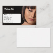 MODÈLE DE BASE CARTE DE VISITE MAKEUP ARTIST (Devant / Derrière)