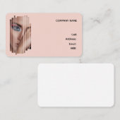 MODÈLE DE BASE CARTE DE VISITE MAKEUP ARTIST (Devant / Derrière)