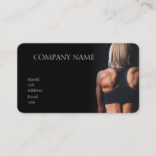 MODELE DE BASE CARTE DE VISITE salle de sport