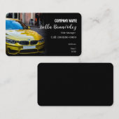 MODELE DE BASE CARTE DE VISITE voiture, ventes de (Devant / Derrière)