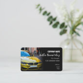 MODELE DE BASE CARTE DE VISITE voiture, ventes de (Debout devant)