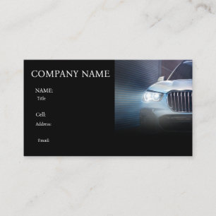 MODELE DE BASE DE CARTE DE VISITE VOITURE DE SPORT