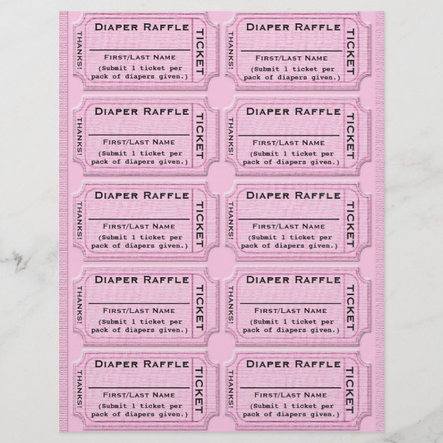 Modèle de billet de rabat (Devant)
