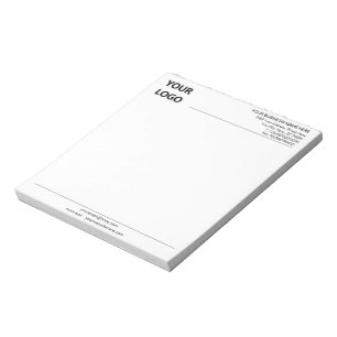Modèle de bloc-notes pour votre entreprise de pape
