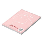 Modèle de bloc-notes Salon de coiffure (Tourné)