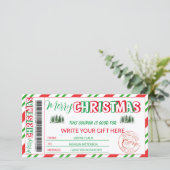 Modèle de bon de Noël modifiable (Debout devant)