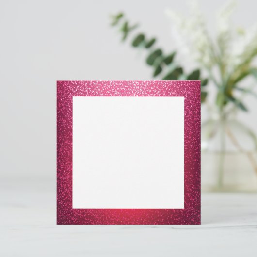 Modèle de bordure de parties scintillant rose (Debout devant)