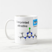 modèle de boule et de bâton de tasse de modèle (Gauche)