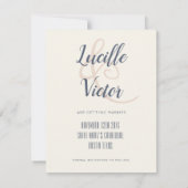 Modèle de bouquet pour sauvegarder la date (Dos)