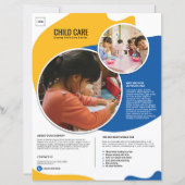 Modèle de brochure de garde d'enfants (Devant)
