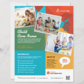 Modèle de brochure de garde d'enfants (Devant)