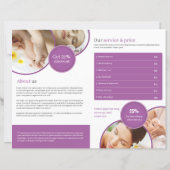 Modèle de brochure de salon de beauté et de spa (Dos)