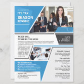 Modèle de brochure de service de déclaration de re (Devant)