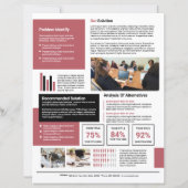 Modèle de brochure d'étude de cas (Dos)