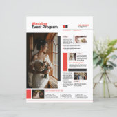 Modèle de bulletin mariage (Debout devant)