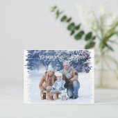 Modèle de cadre de marqueur de carte postale de (Debout devant)