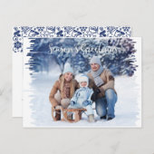 Modèle de cadre de marqueur de carte postale de (Devant / Derrière)