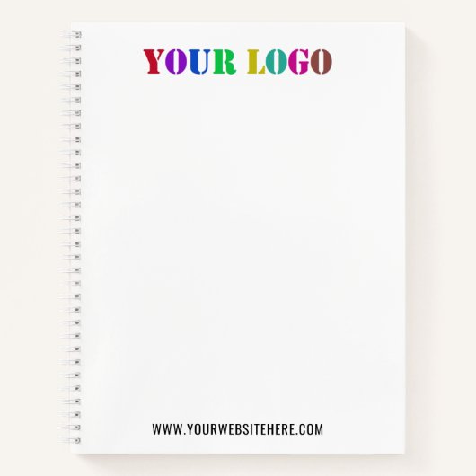 Modèle de cahier de notes promotionnel à marque dé (Devant)