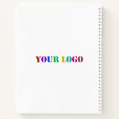 Modèle de cahier de notes promotionnel à marque dé (Dos)