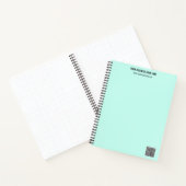 Modèle de cahier d'entreprise de code QR à votre m (Intérieur)