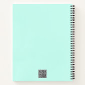 Modèle de cahier d'entreprise de code QR à votre m (Dos)