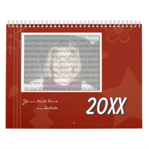 Modèle de calendrier familial personnalisable